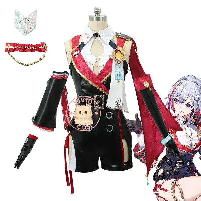 ABC123 Honkai Star Rail Cosplay Anime Topazio Hobbs Role Play Outfit Sexy Conjunto Completo Mulheres Traje de Halloween