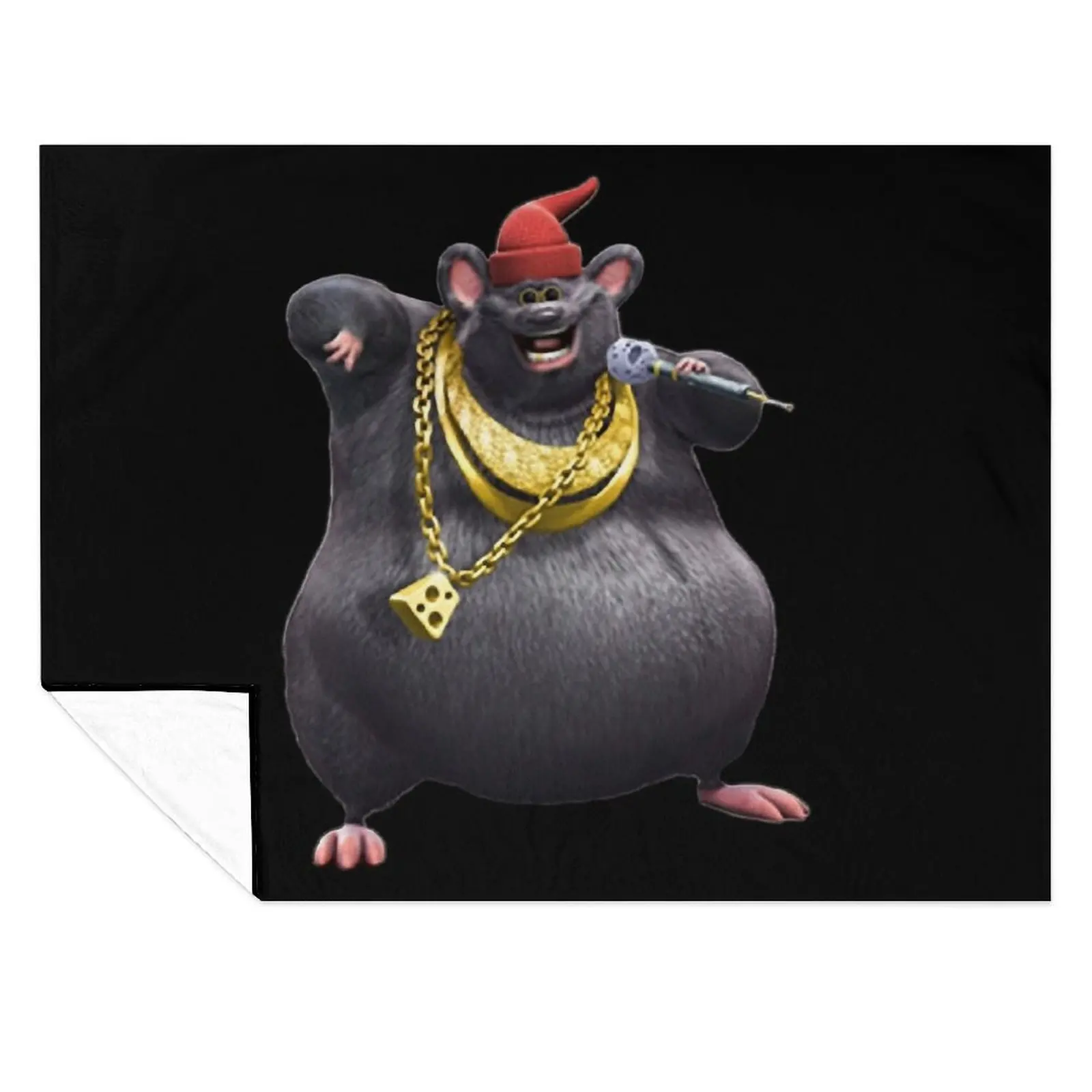 

BIGGIE CHEESE Throw Blanket Custom blankets and throws Loose Heavy Blankets
