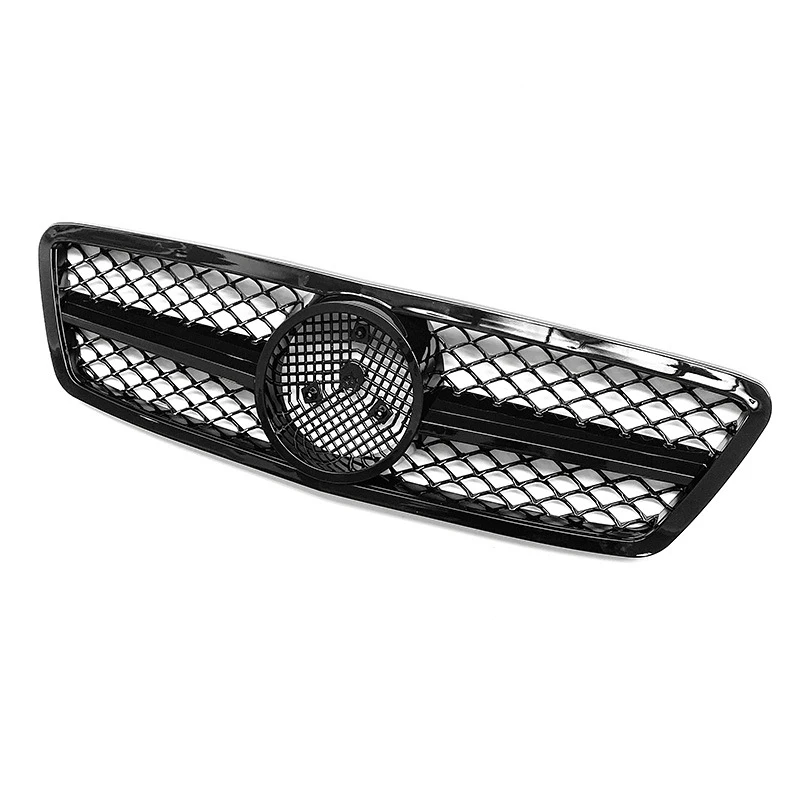 Front Bumper Grille Hood Tuning Racing Grill For Mercedes-Benz C-Class W203 C200 C240 C280 C320 2001-2007 ABS Grills