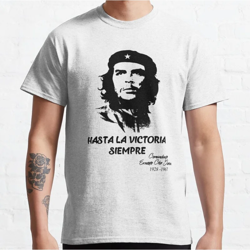 

Che guevara 0216 Cuba revolution leader gift t shirt for man 100% cotton print clothes Men's All size S-6XL Tops