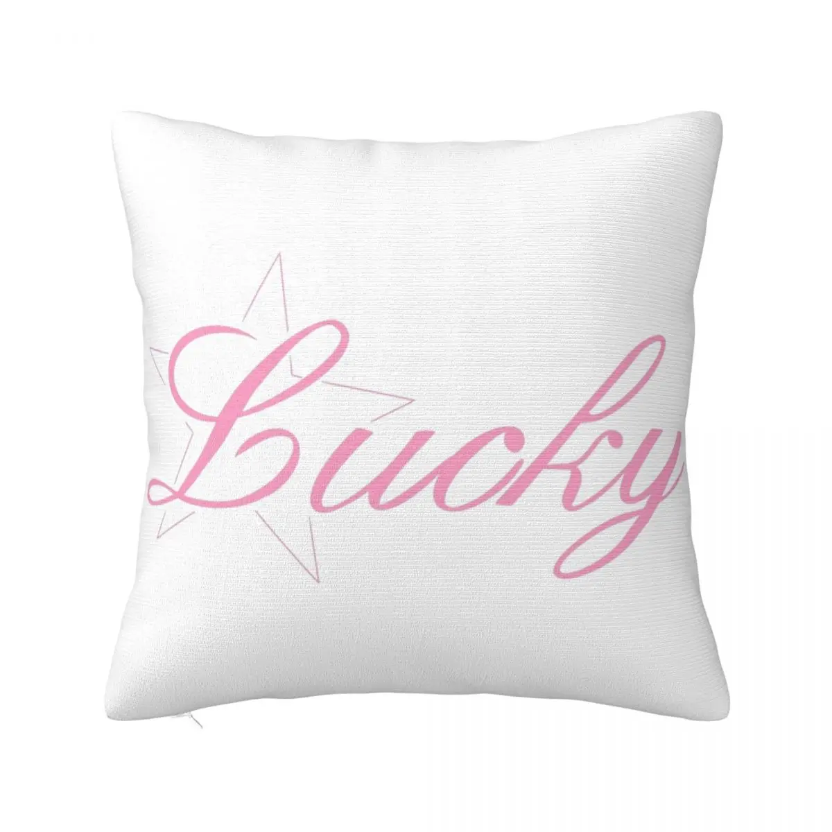 

Halsey Lucky Single Pillowcase Printed Polyester Cushion Cover Decorative Pillow Case Cover Home Square 45X45cm