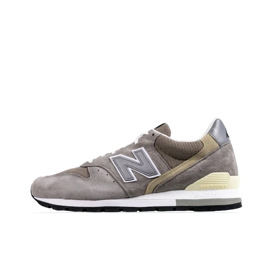 New Balance NB 996 Leather Abrasion Resistant Low top Running Shoes Unisex Heritage Gray M996