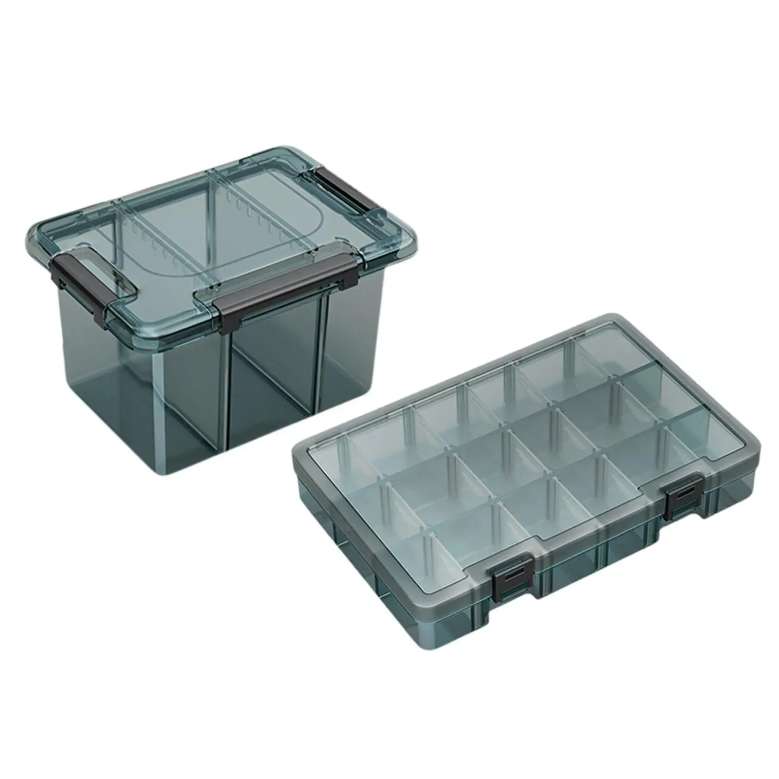 Small Parts Storage Box Multifunctional Clear Case for Earrings Beads Charms