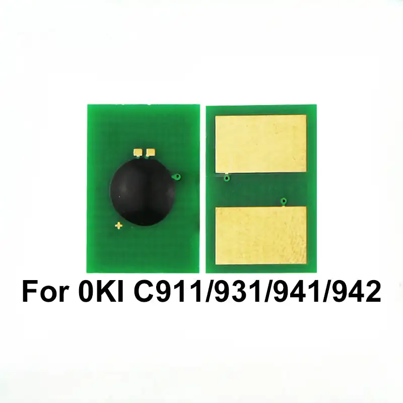 Toner Chip for 0KI C911 C931 C941 C942 C911MDI 45536520 45536516 45536537 45536519 6518 6517 Ptiner Cartridge Chips Reset 38K