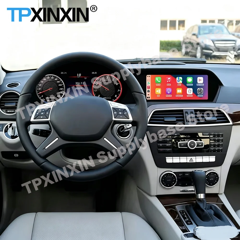 For Benz C W204 S204 2011~2014 Android AUTO Sreen interaction Car Radio Stereo Receiver Multimedia Player Navigation Head Unit