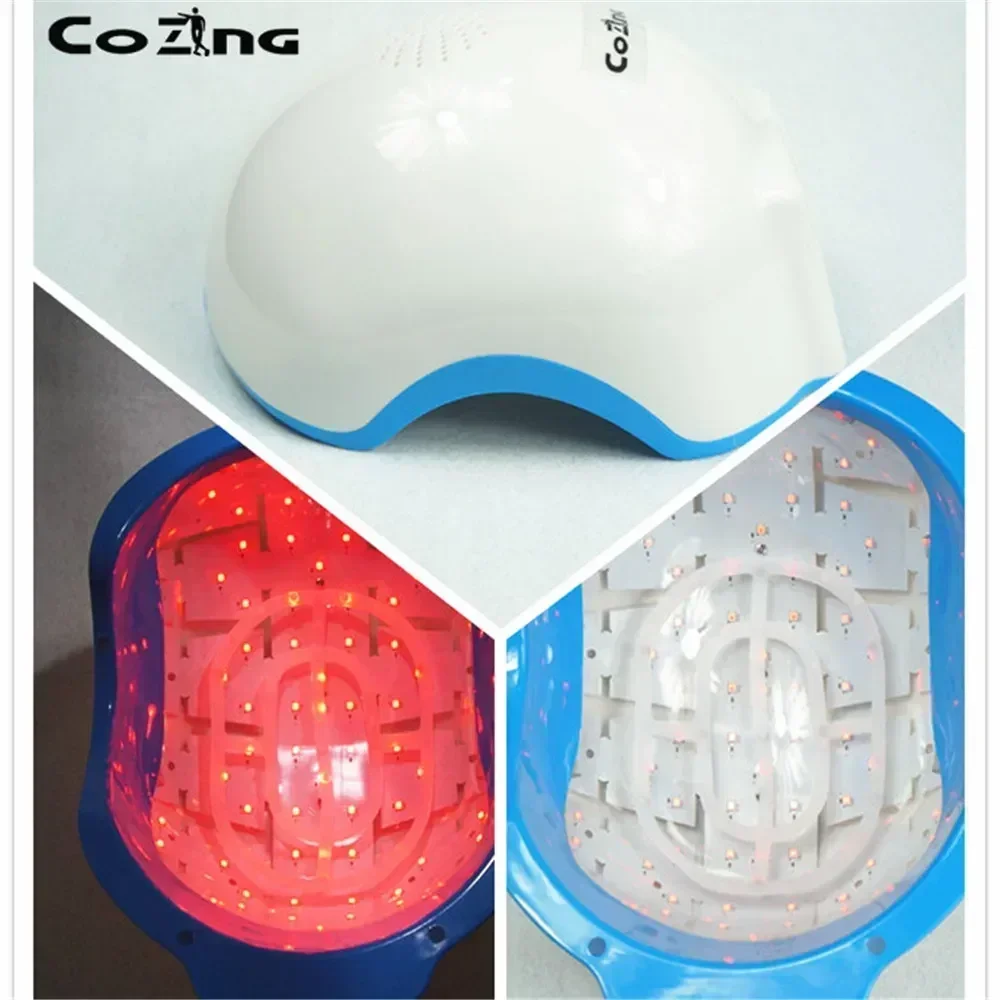 New Red Light Therapy Cap Laser 650nm LED Red Light Hair Regrowth Hat Hair Loss Treatment Helmet Scalp Massager