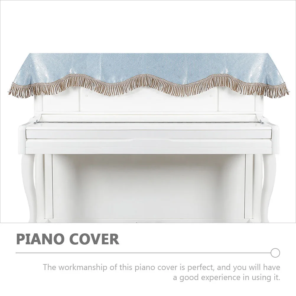 

Piano Cover Dust Protector Protectors Instrument Cloth European Style Protective Upright for Golden Velvet