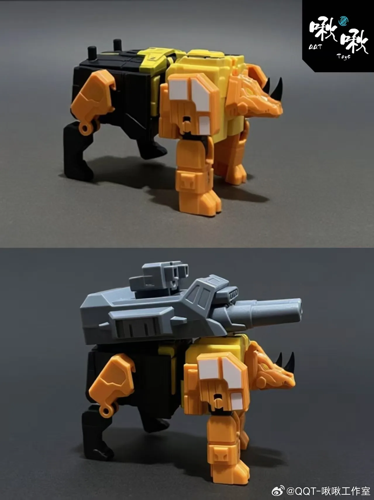 QQT Predaking Mechanical Beast Robot Transformación 5IN1 Predacons Figura de acción