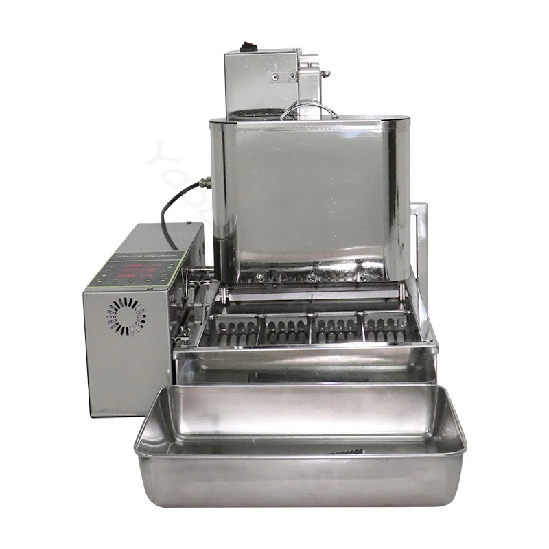 5.5L 4-Row Automatic Donut Making Machine Commercial Electric Heating Doughnut Cake Fryer Machine