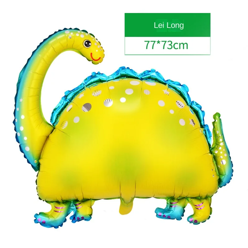 Children's Day Birthday Party Decoration  New Aluminum Film Fire-breathing Dragon Tyrannosaurus Triceratops Dinosaur Balloon