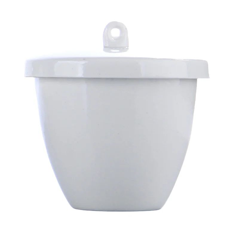 Керамический тигель с крышкой