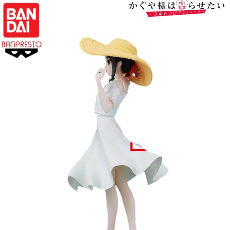 

В наличии: Оригинальная фигурка BANDAI Kaguya-sama, новая, в коробке, аниме-персонажи, коллекционные украшения для гаража.