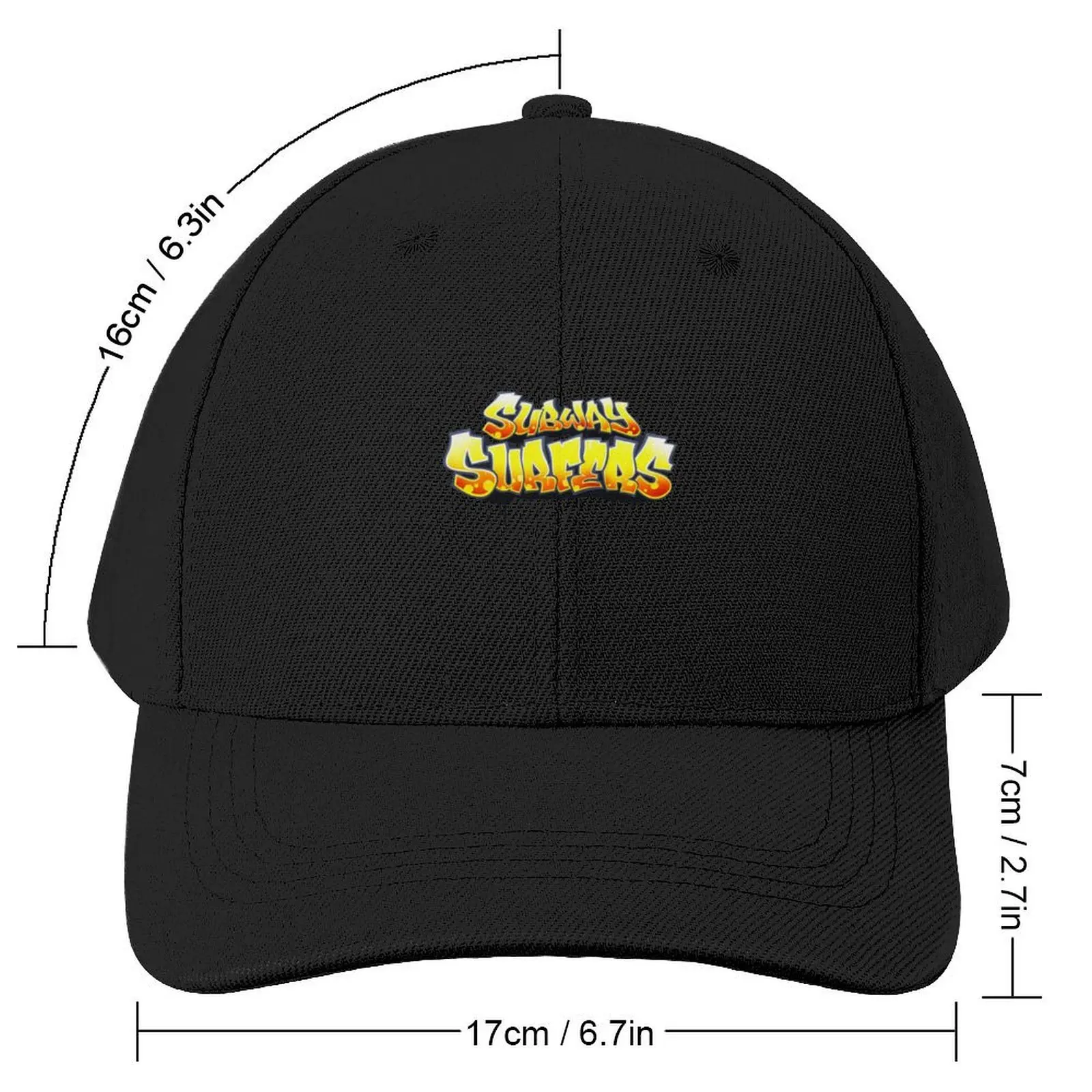 Subway Surfers Logo Baseball Cap Luxury Cap Mountaineering Elegant Women's Hats Men's