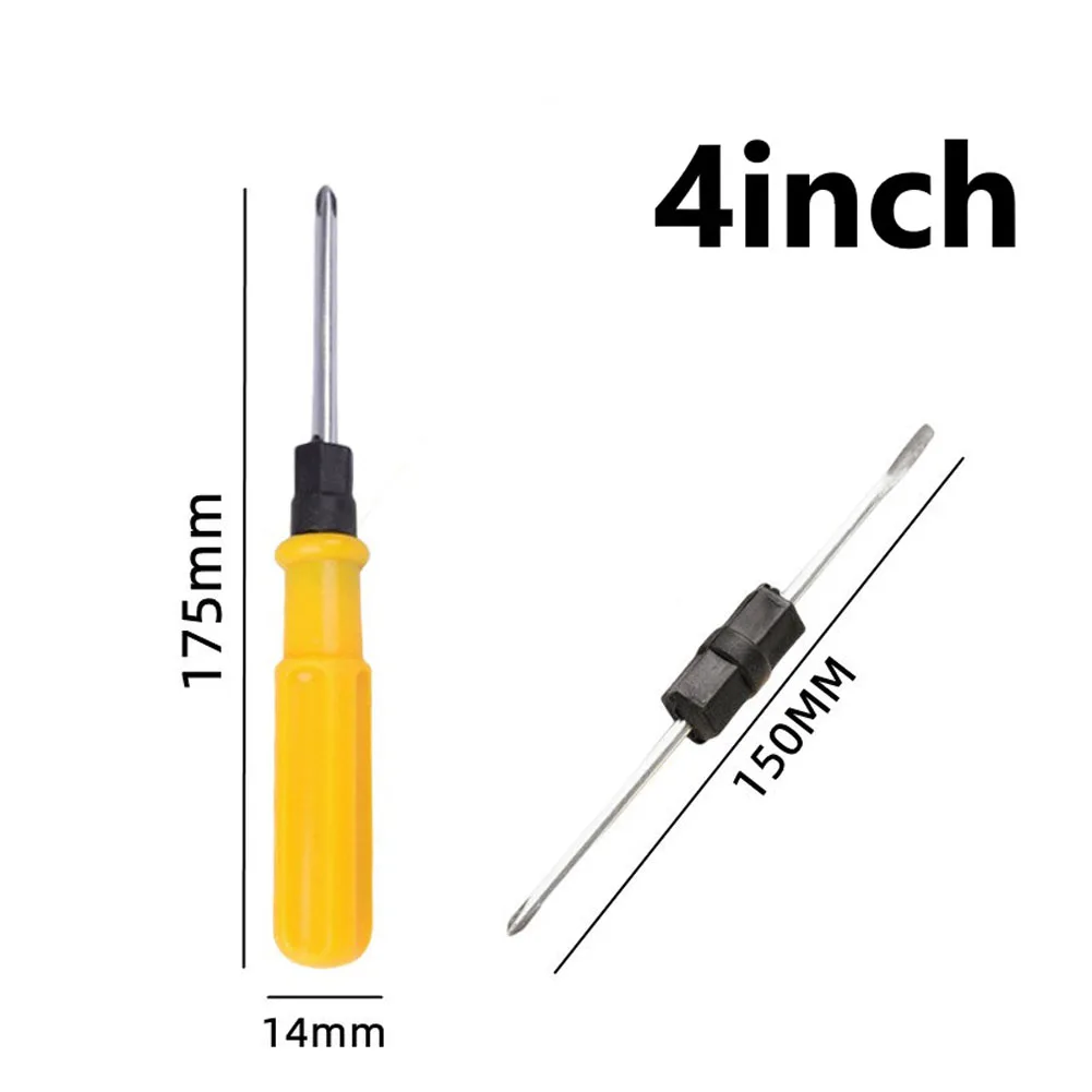 2 Sides Double Head Slotted Cross Screwdrivers Remover Repair Hand Tools Screw Driver  For Household Appliances