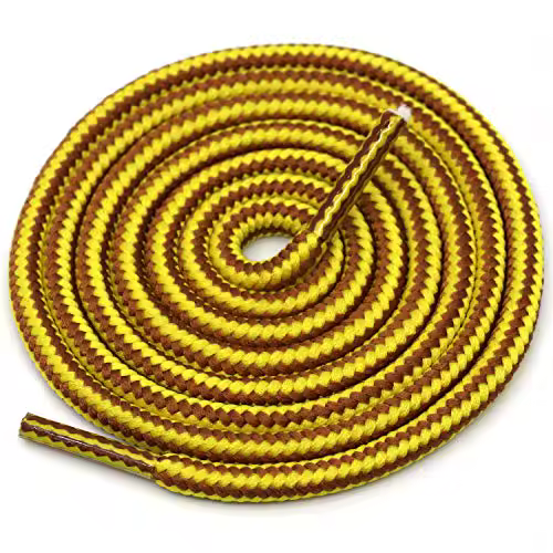 1 Pair 18 Colors Striped Double Color Shoe laces Round Outdoor Sneakers Shoelaces Cotton Boots Shoelace 70CM 90CM 120CM 150CM - Image 19
