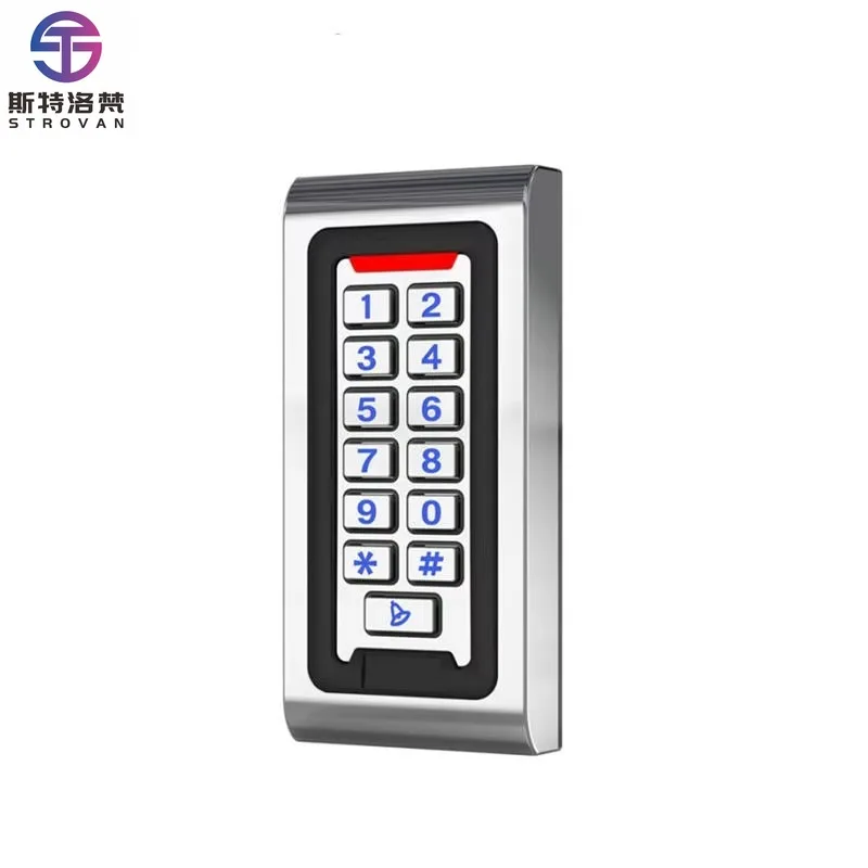125Khz IP68 Waterproof Numeric Access Control Keypad Standalone Metal Door Entry with RFID Card and Doorbell izable Logo
