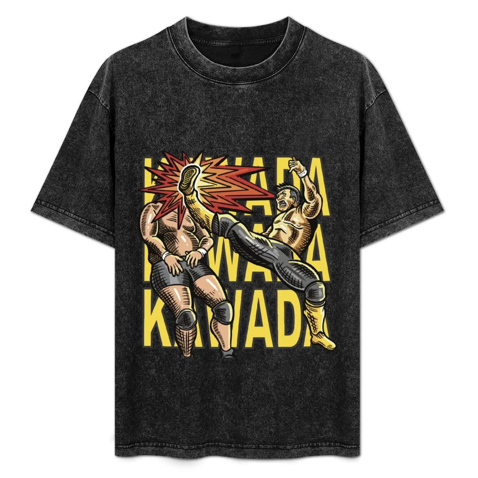 KAWADA KICK T-Shirt anime tshirt graphic shirts Blouse street wear compression shirt men