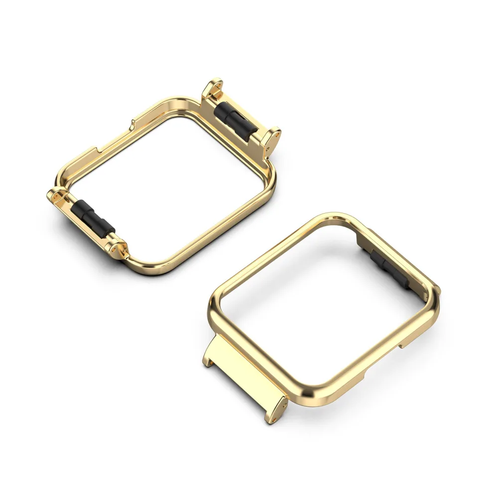 1 قطعة العلامة التجارية الجديدة إطار ساعة معدنية قذيفة خاصة ل Mi الأحمر mi watch2 لايت المناسب ل 20 مللي متر عرض حزام