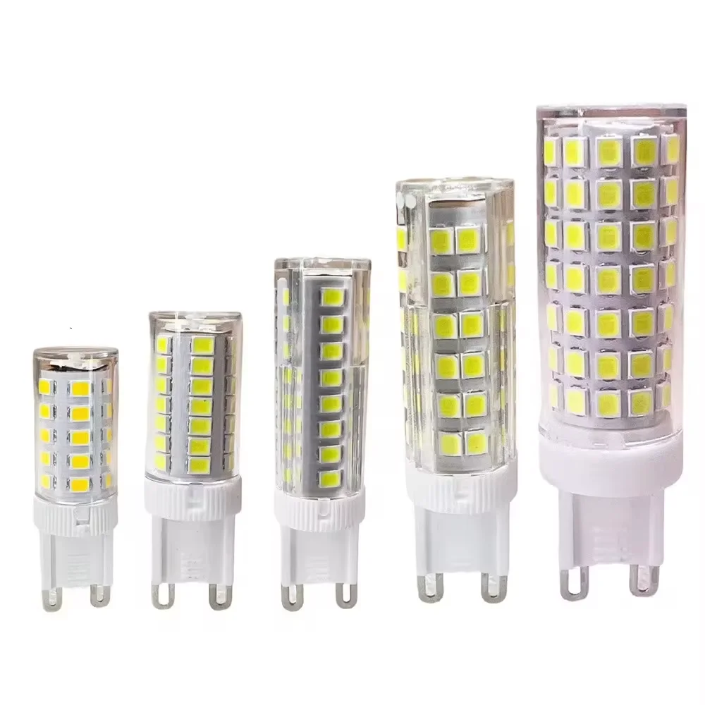 10/20 Pcs G9 Mini LED Bulbs 7W 9W 12W 15W 18W Super Bright LED Light 2835SMD 220V White LED Ceramic Lamp 360° Lighting For Room