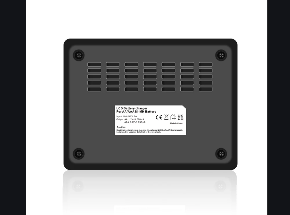 PALO 1,2V AA+AAA Wiederaufladbares Batterieladegerät-Set AA 3000mAh AAA 1100mAh Mit 8-Slot-Ladegerät 4-8 Stück – Detail 10