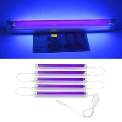 8W UV Black Light Blue BLB Ultraviolet Quartz Lamp T5 Tube Bulb 110/220V UVA 365nm Nail Dry Lamp Money Detector Decor Blacklight