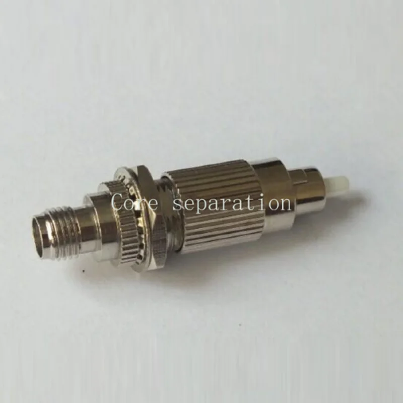 Z SMA Female to FC Male Adapter Fiber Optical Coupler Flange Optic Fiber Converter
