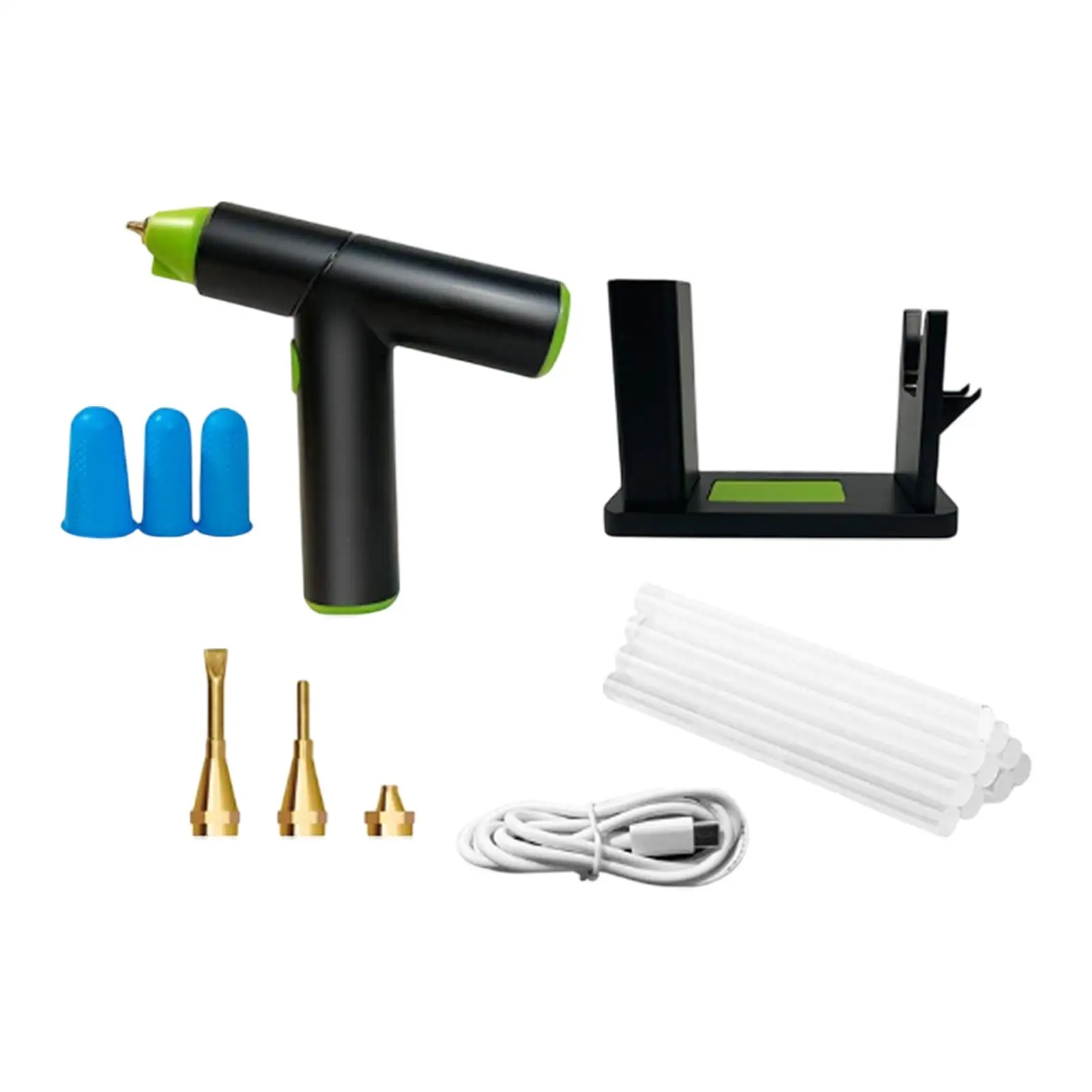 Cordless Hot Glue Machine Hot Glue Tool for Crafting Handicraft Home Repairs