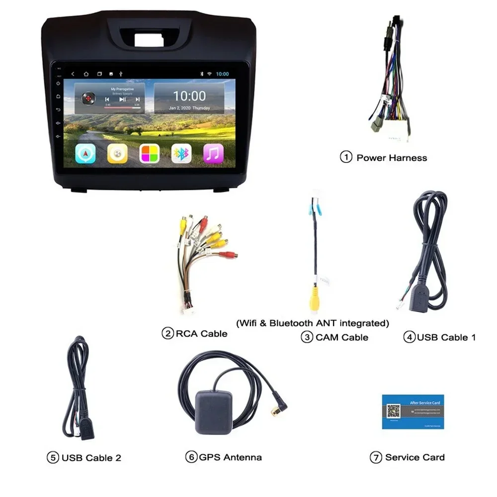 أندرويد 11Car نظام تحديد المواقع والملاحة لشروليه S10/S-10/ISUZU D'MAX 2015-الراديو التلقائي ستيريو مشغل وسائط متعددة مع واي فاي 4G BT CARPLAY