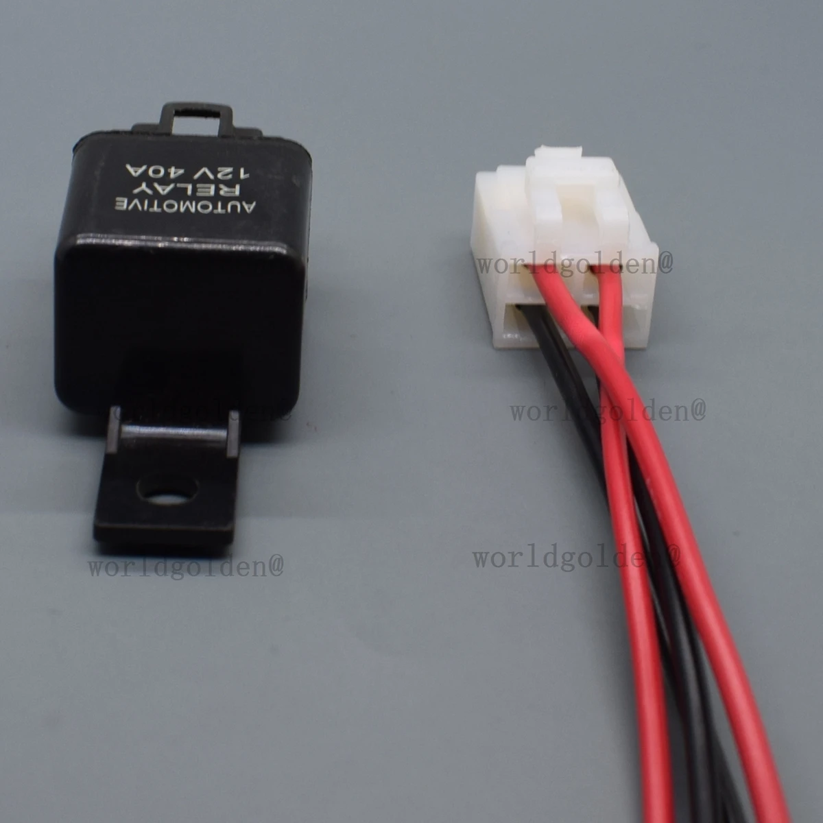 12V 40A 4Pin AC Relay Socket with Plug for car air conditioning circuit connection and aging socket direct replacement