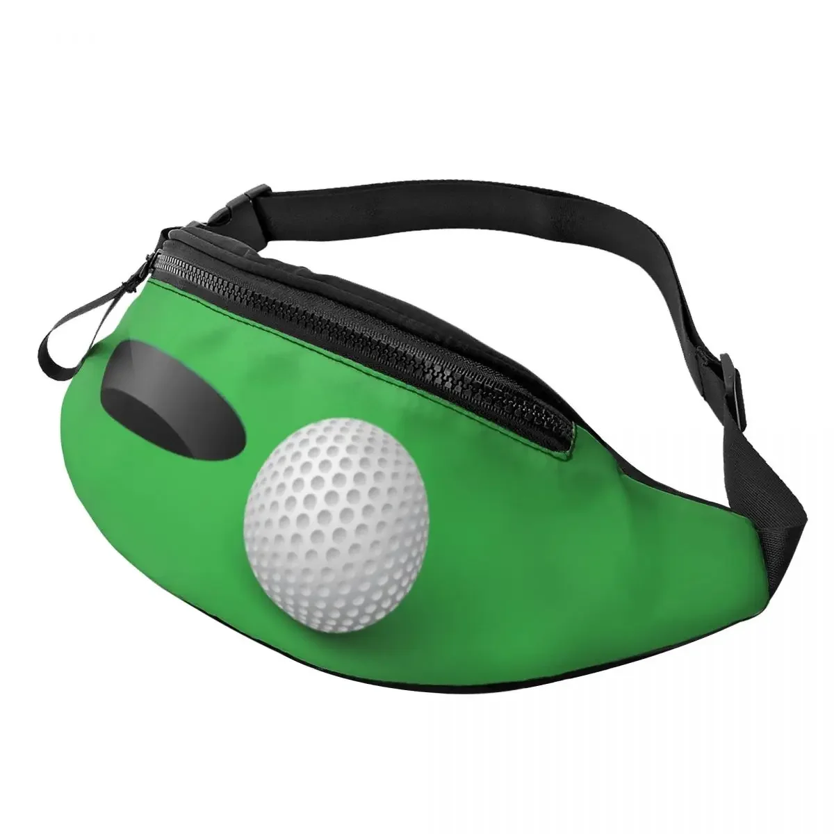 Funny Sport Golf Ball Fanny Pack Men Women Custom Crossbody Waist Bag for Traveling Phone Money Pouch