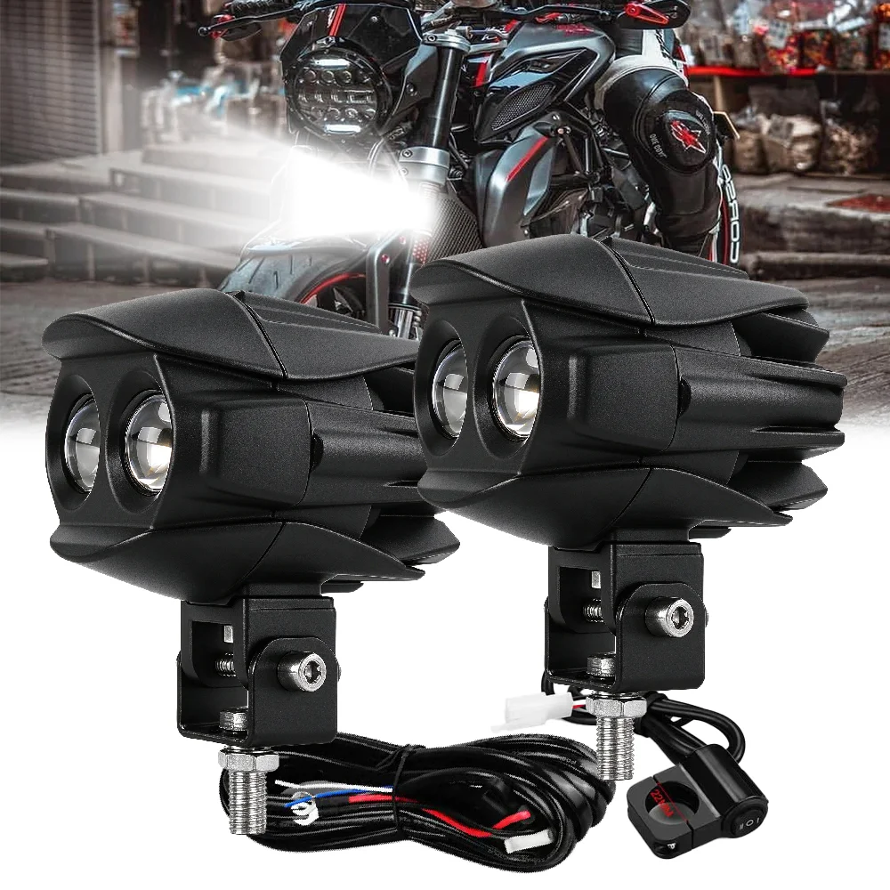 Motorcycle Headlight Fog Lamps  Driving Light Lighthouse 3000k/6000k 240W  Headlight for ATV Truck Bike SUV ATV Truck UTV