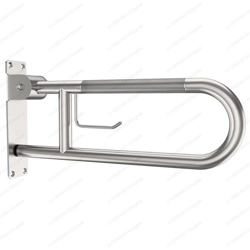 304 stainless steel barrier-free safety handrail project handrail wall-mounted toilet handrail disabled anti-skid and anti-drop