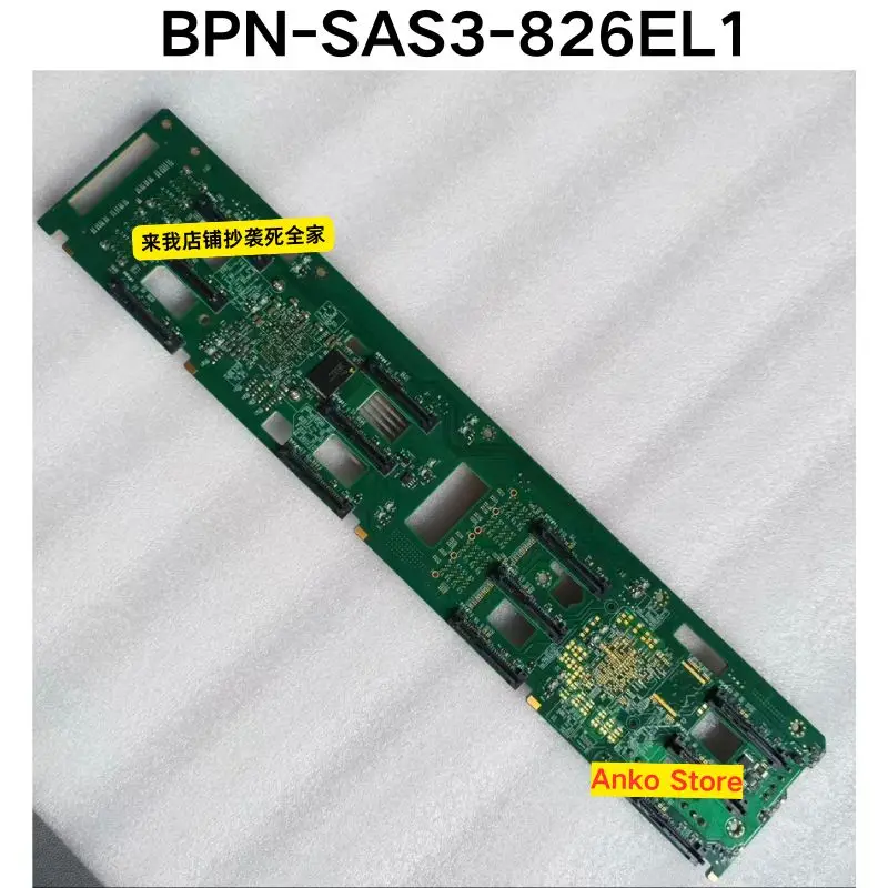 Second-hand test OK  BPN-SAS3-826EL1 12 bay 3.5-inch hard drive backplane