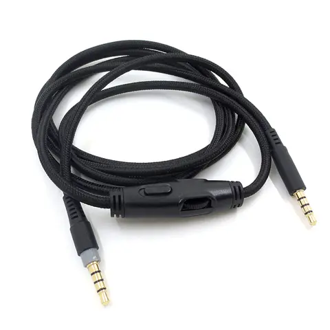 AUX 케이블 잭 3.5mm 오디오 케이블 2 플러그 남성-남성 확장 교체 HyperX Cloud/Cloud for Alpha Cable DropShipping