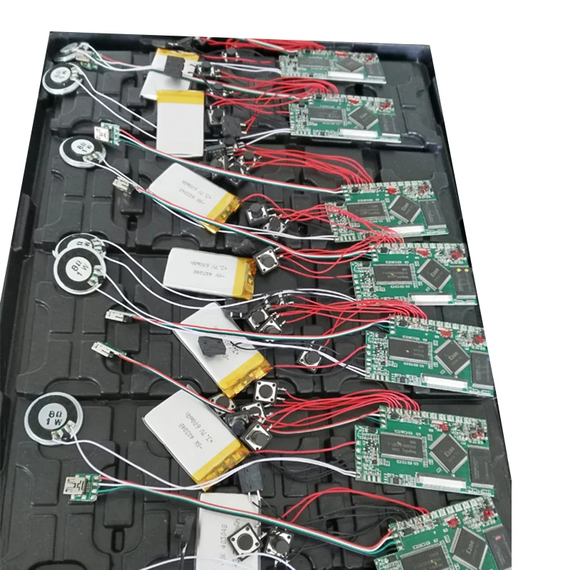 ビジネスギフト用のビデオグリーティングカード,カスタムビデオモジュール,7インチ画面