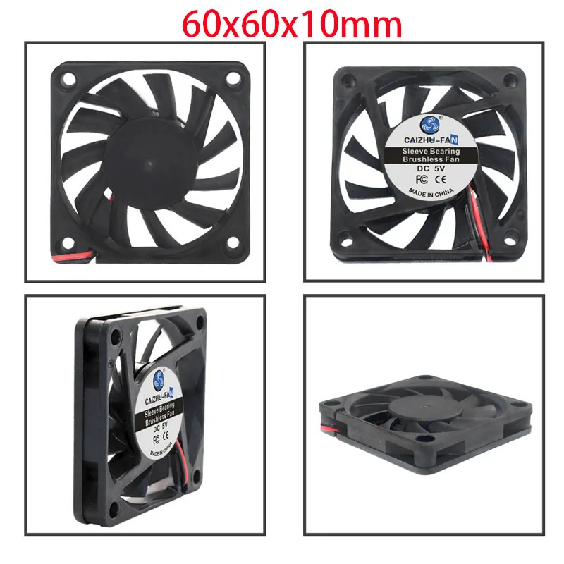 Вентилятор охлаждения 5 В, 12 В, 24 В, 4010 5010 6010 8010, вентилятор охлаждения, детали 3D-принтера, вентилятор охлаждения процессора компьютера, вентилятор радиатора, экструдера
