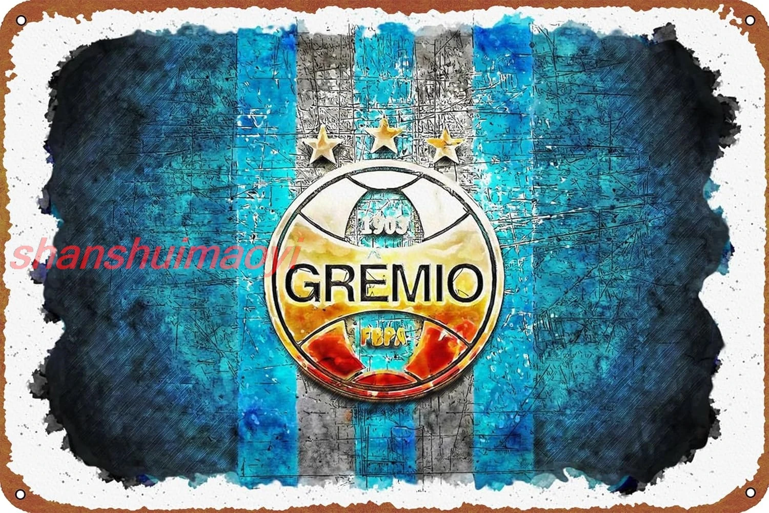 Gremio Poster Metal Signs Vintage for Home Bar Swimming Pool Beach Farmhouse Garden Outdoor Funny Wall Decor, 12x8 Inch KJF