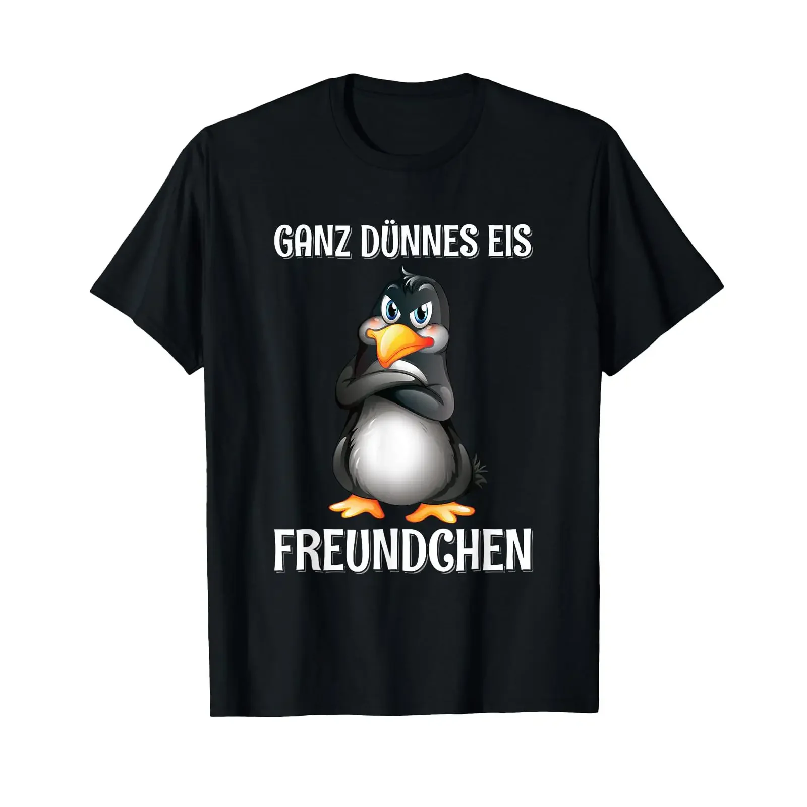 Very Thin Ice Little Penguin Annoyed Funny Saying T Shirt vintage Washed Soft Unisex Stylish graphic Casual designer clothes