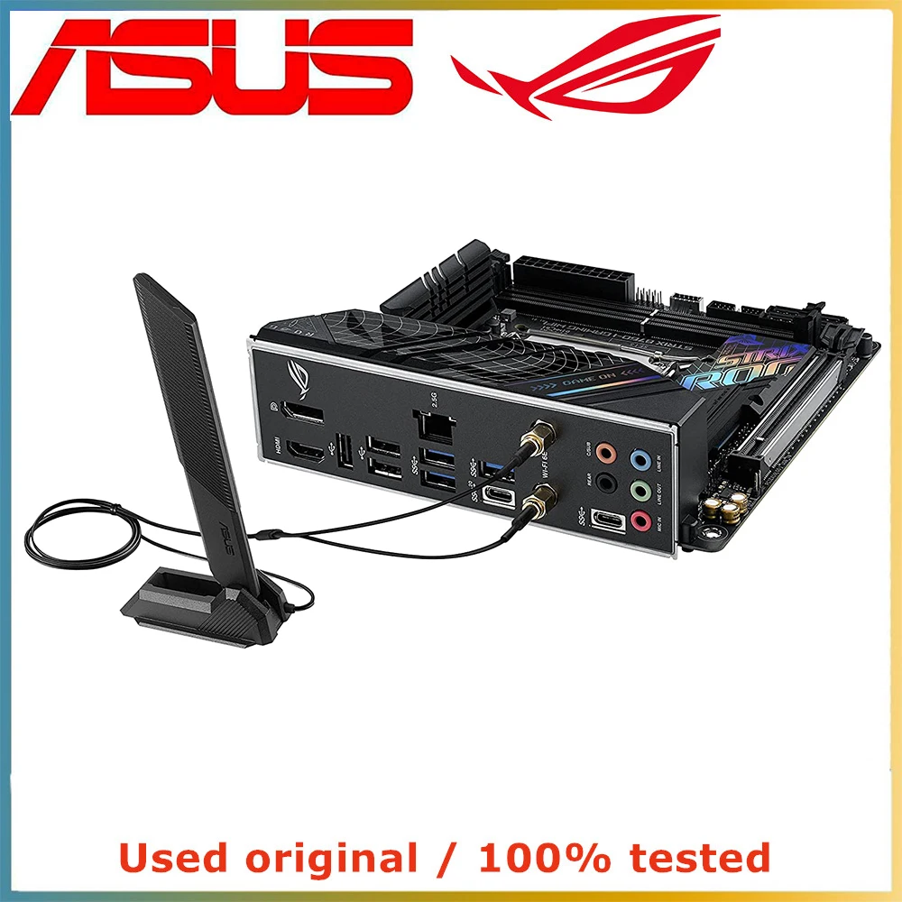 For ASUS ROG STRIX B760-I GAMING WIFI Motherboard Socket LGA1700 CPU DDR5 7600(OC) Memory Chipset B760 Mini-ITX Mainboard