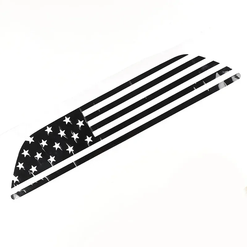 For Mazda MX-5 Miata Roadster 2016-2024 PVC Black Car Rear License Plate Frame Trim Sticker Car Accessories
