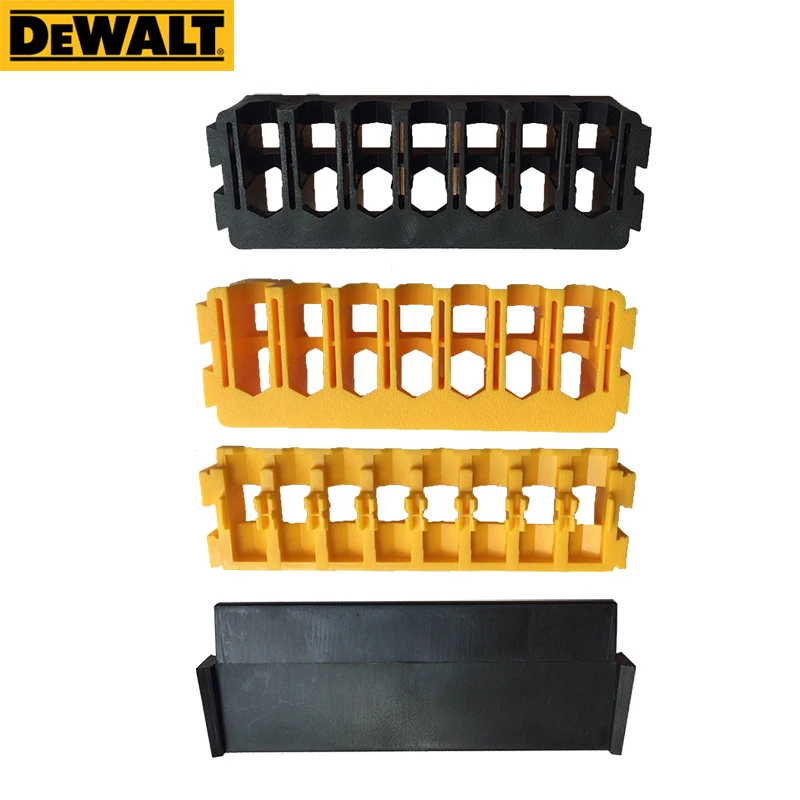 DEWALT Screwdriver Batch Rack 7Plug 8Plug Bit Holder Baffle Original Drill Bits Magnetic Sleeve Shelf