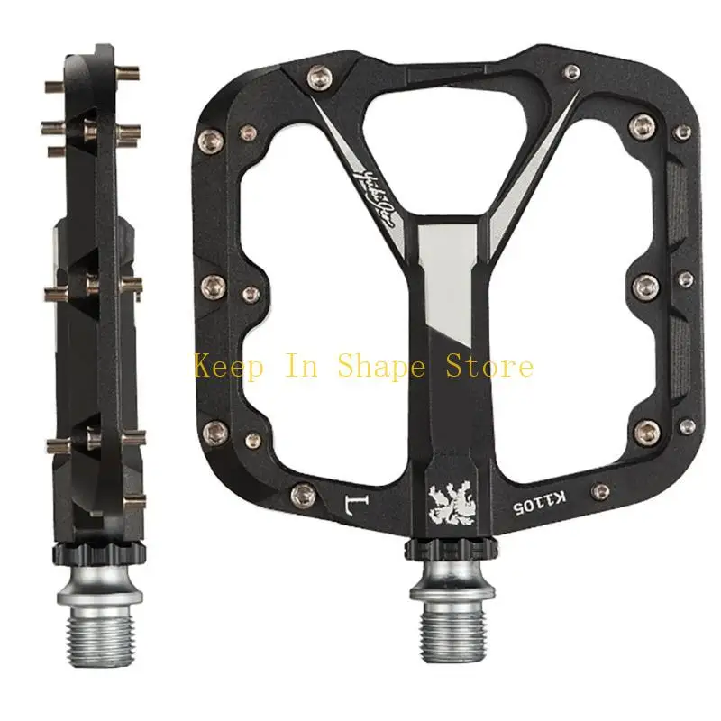 

U1JC Нескользящие педали для шоссейных велосипедов, педали из алюминиевого сплава для горных велосипедов, 3 подшипника, широкие