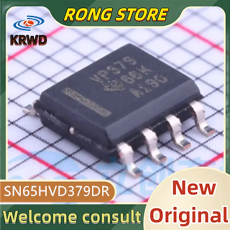

5 шт. VP379 новые и оригинальные SN65HVD379DR SN65HVD379D SN65HVD379 65HVD379 SOP-8