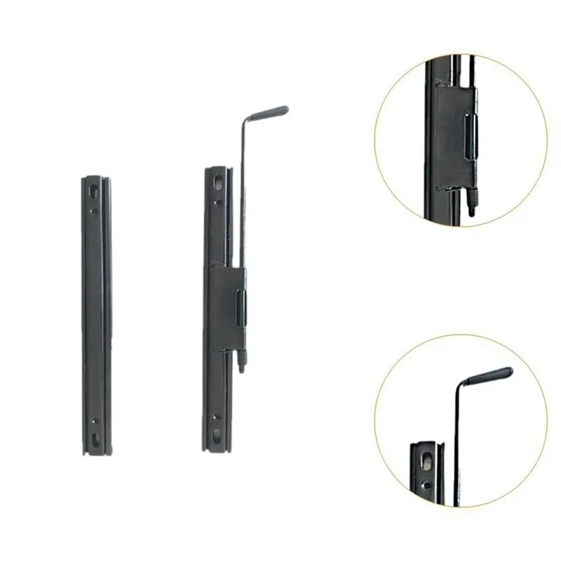 A22E-Forklift Seat Slider Bracket Kit Professional Seat Mounting Track Assembly Kit Car Seat Accessories