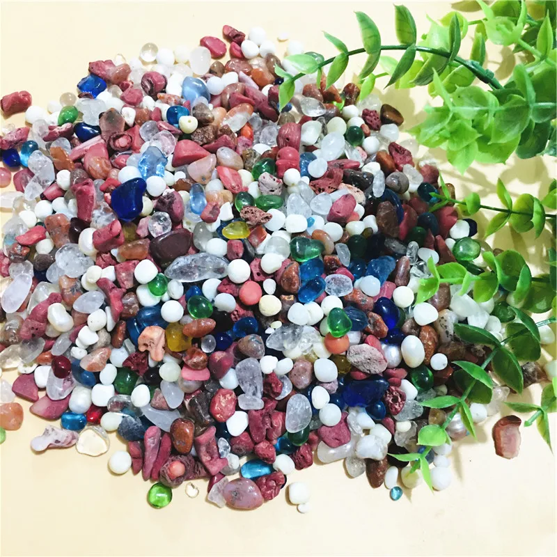 1000g Natural crystal, a mixture of various crystals and mineral specimens for home decoration