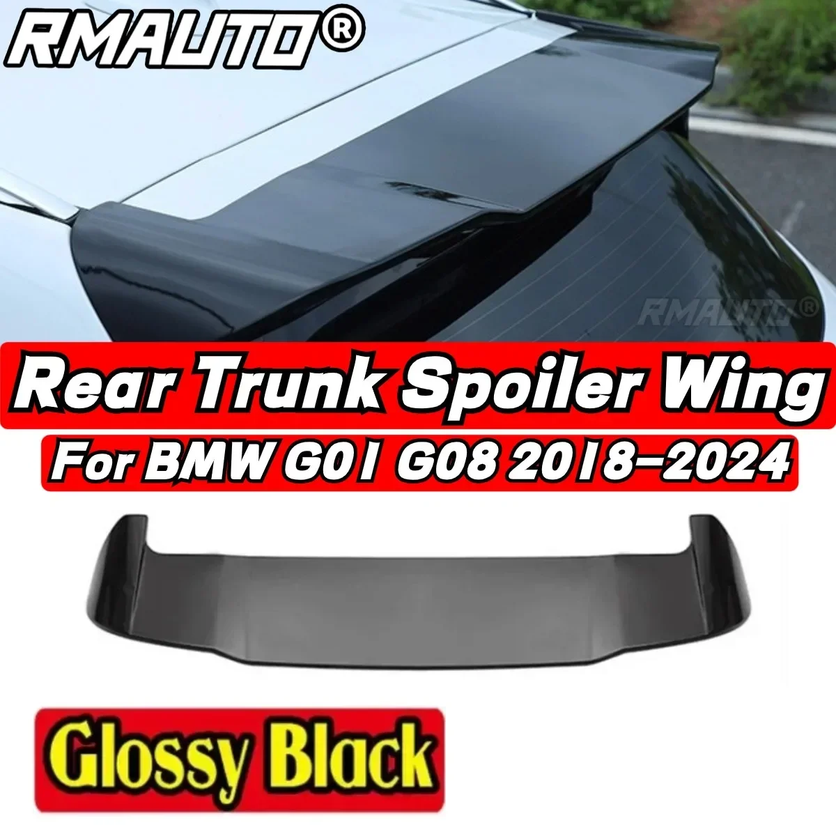 

For BMW NEW X3 G01 2017 2018 2019 2020 2021 2022 2023 Rear Spoiler Wing Body Kit BMW G01 Car Rear Roof Spoiler Car Accessories