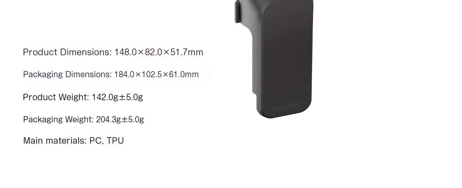 SmallRig für DJI Pocket 4P Schutzhülle Kratzfest Stoßfest Gehäuse Bildschirm- und Objektivschutz Halbumhüllende Schutzhülle – Detail 10