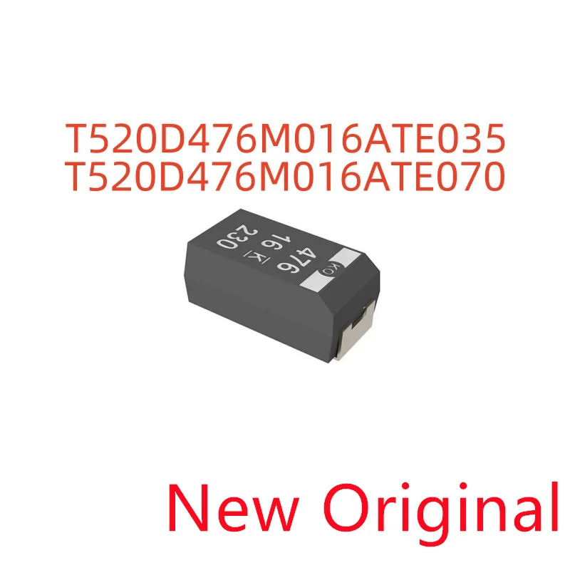 10-100piece New Original T520D476M016ATE070 Mark 476 16K Tantalum Capacitor 47uF ±20% 16V Brand CASE-D-7343