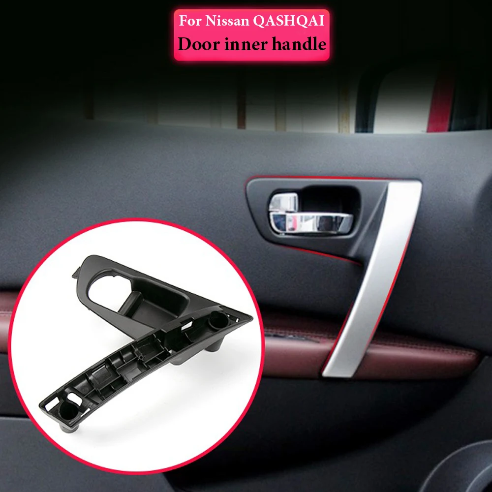 Door Handle Base for Nissan QASHQAI J10 2008 2009 2010 2011 2012 2013 2014 2015 Internal Silver black Handle ABS Cover