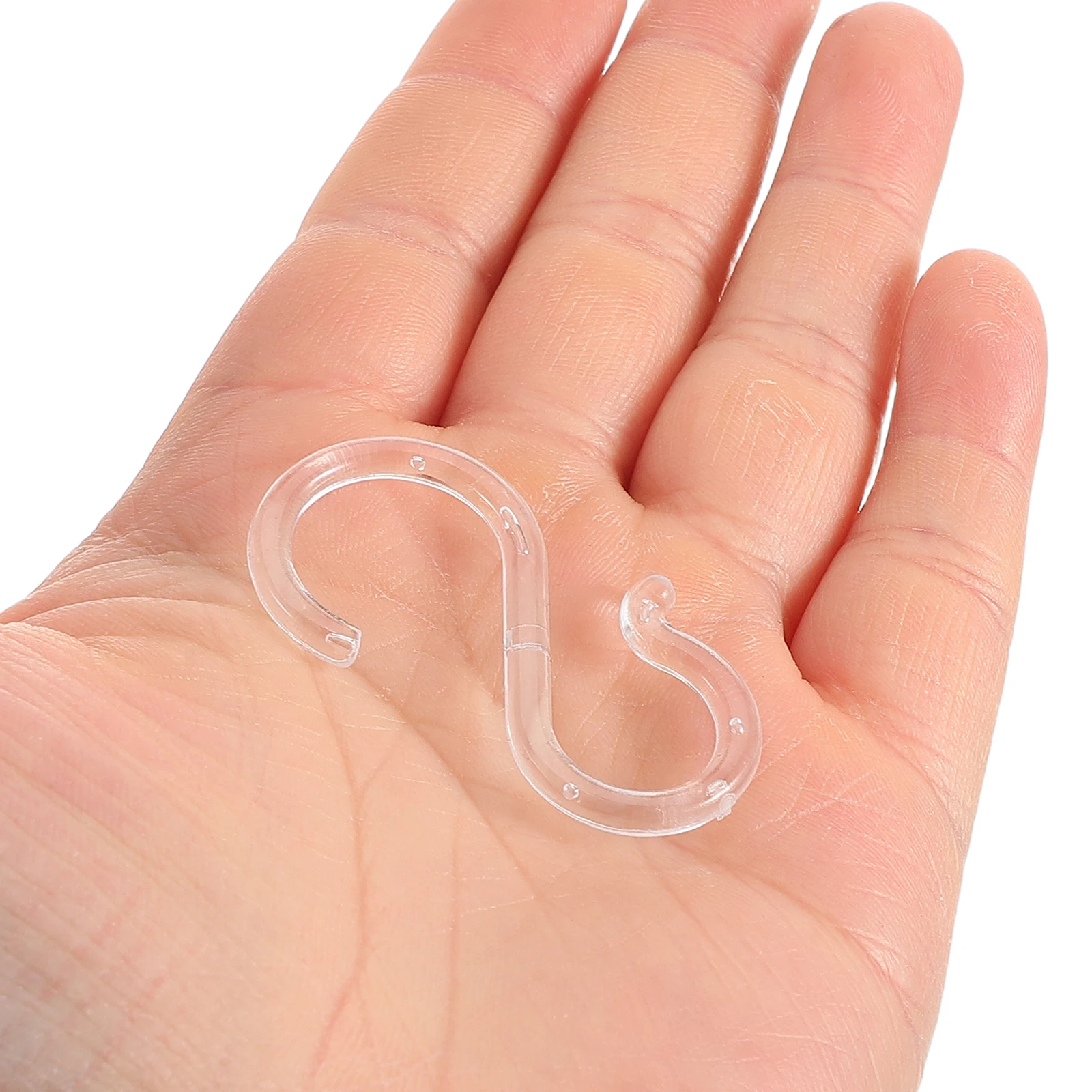 

20Pcs Clear Hooks Transparent Multi-Functional for Car Bags Purse Hangers Kitchen Tools Supermarket Shelves